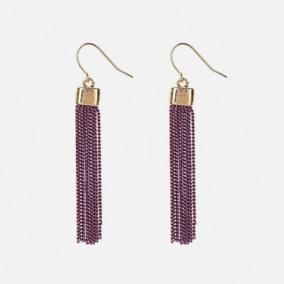 Avenue Jewelry - Trendy Tassel Drop  Earrings